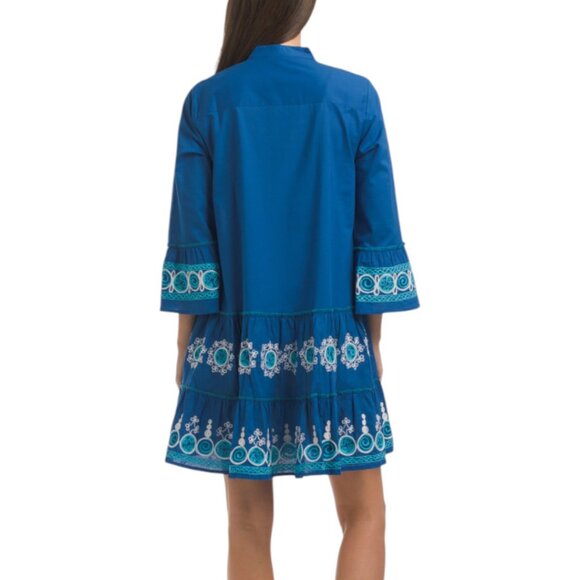 DEBBIE KATZ Rosemary Embroidered Swimsuit Cover-up - Picture 2 of 3